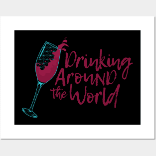 Drinking Around The World Posters and Art